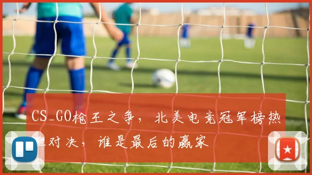 CS_GO枪王之争，北美电竞冠军榜热血对决，谁是最后的赢家