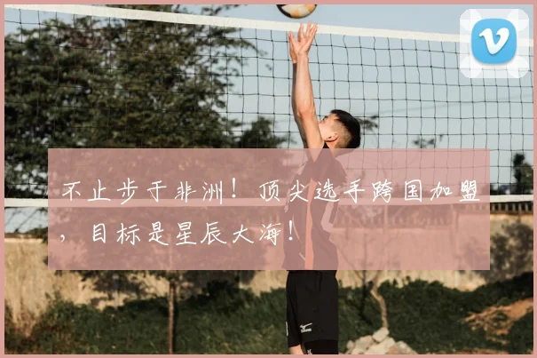 不止步于非洲!顶尖选手跨国加盟,目标是星辰大海!